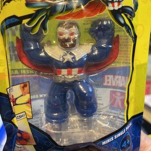 Heroes of Goo Jit Zu Mini Marvel Captain America Stretch Figure Brand New Sealed
